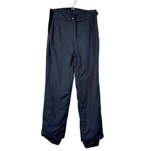 Obermeyer Black Ski Snow Pants Women 8 Nylon insulated stretch waist